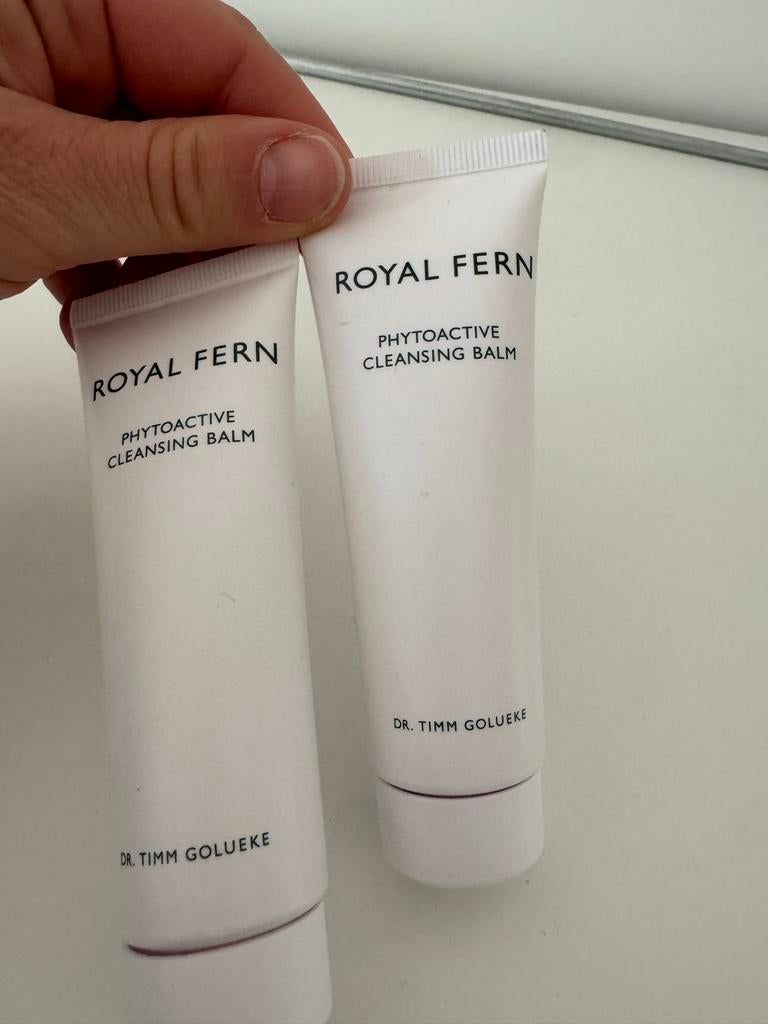 Royal Fern Phytoactive Cleansing Balm (2x 50ml), Ophalen of Verzenden, Nieuw, Gehele gezicht, Reiniging