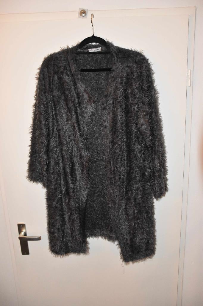 mooi nieuw grijs harig vest maat 48/50 Magna, Maat 46/48 (XL) of groter, Nieuw, Ophalen of Verzenden, Magna