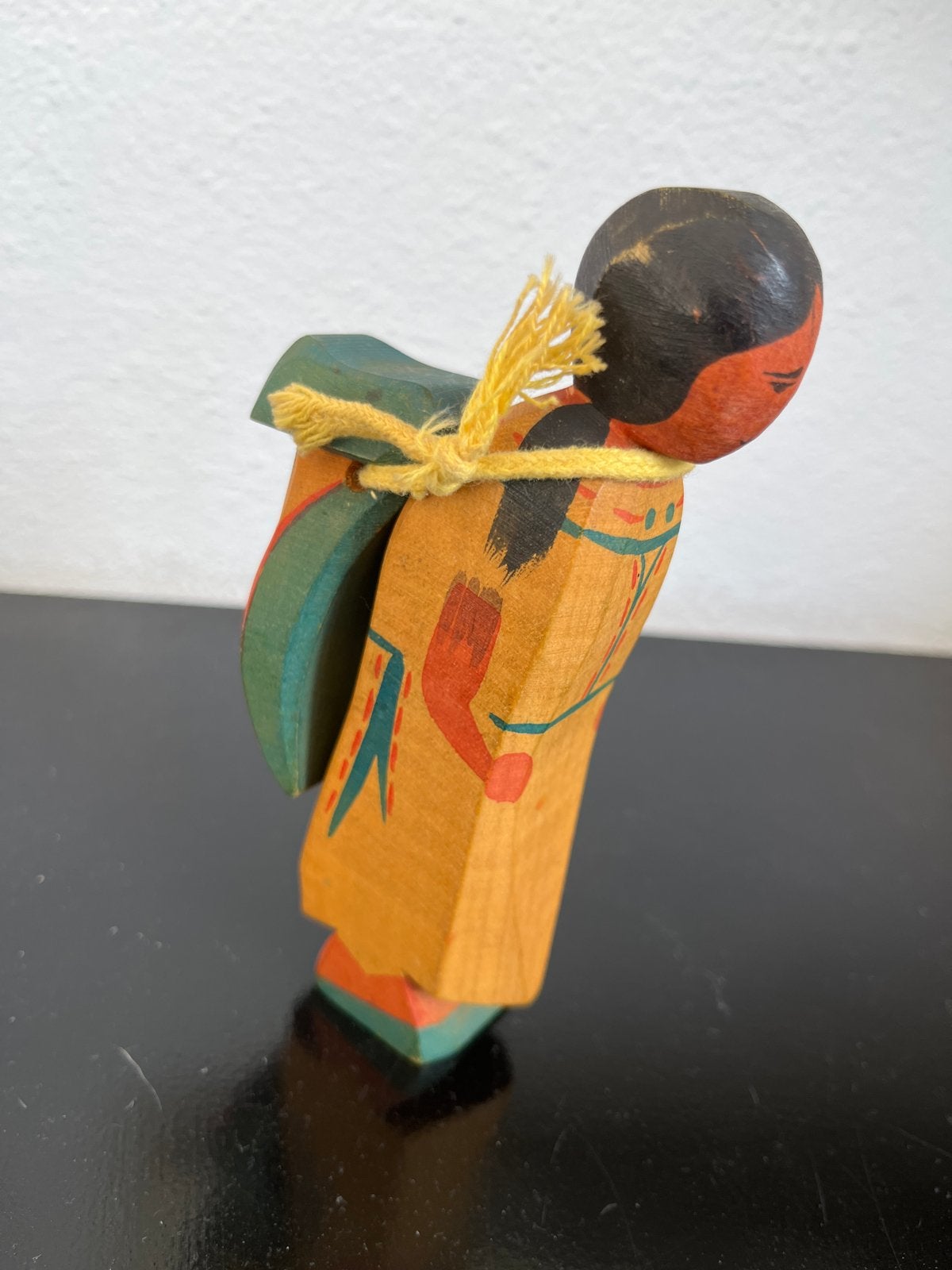 Vintage Ostheimer Indianen Vrouw met Baby Houten Figuur, Ophalen of Verzenden, Gebruikt