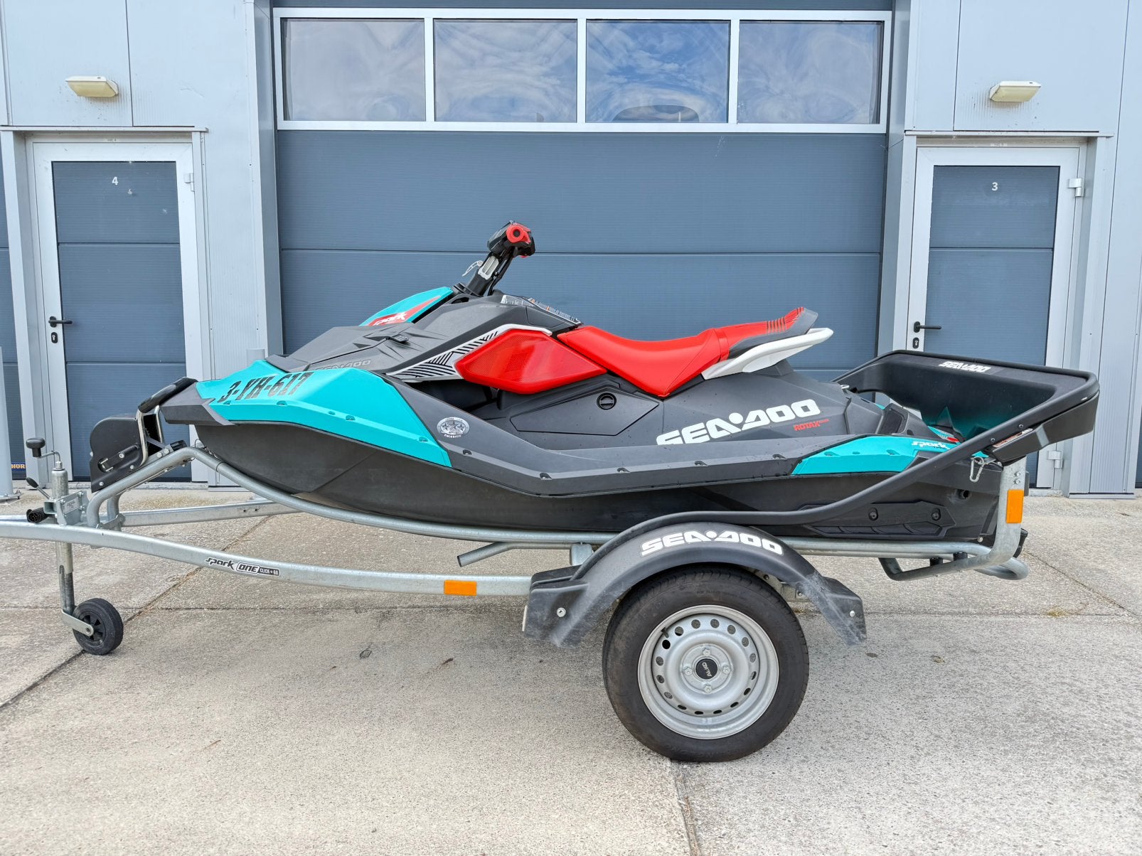 Sea-Doo Spark Trixx 2018 – Nette staat | 85 uur | trailer, Ophalen, Gebruikt, Benzine, 70 tot 120 pk