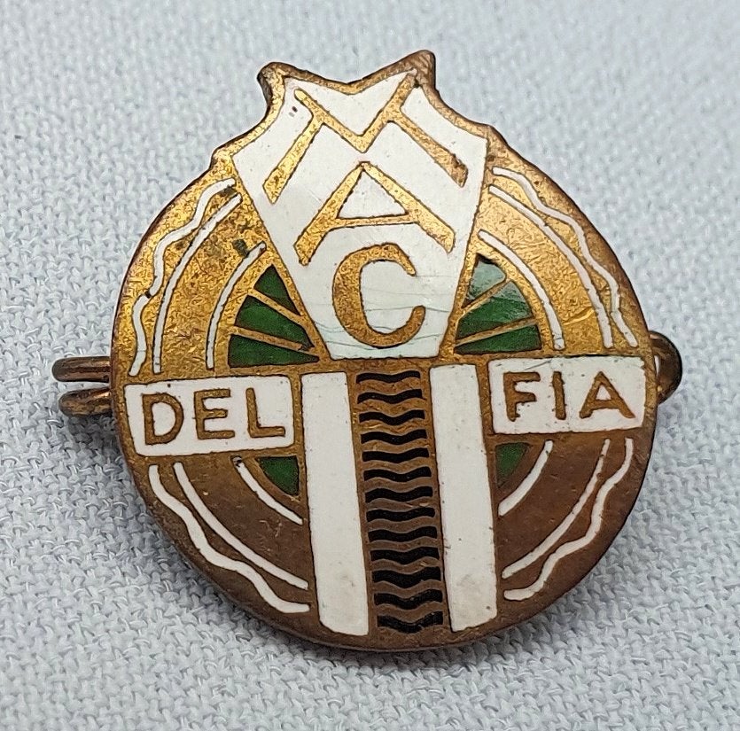 Broche "MAC DEL FIA", 30er jaren, Verzenden, Gebruikt, Transport, Speldje of Pin