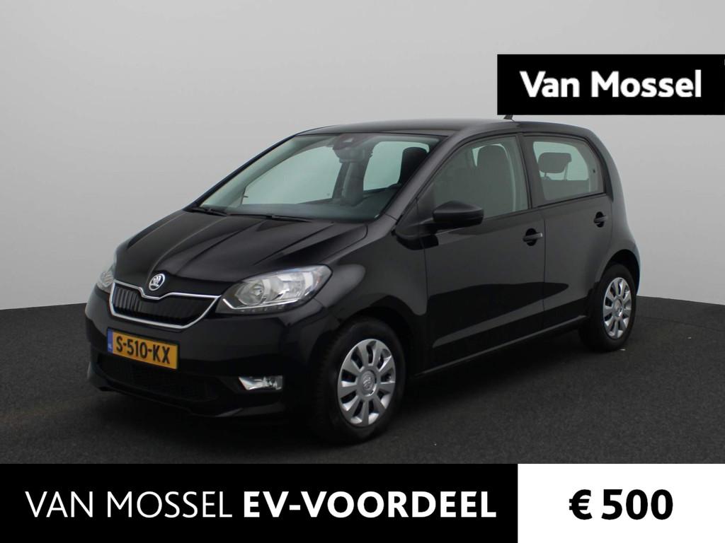 Skoda Citigo e-iV EV Ambition 83 PK | SUPER SALE | Bluetooth, Auto's, Stof, 37 €/maand, Zwart, Zwart
