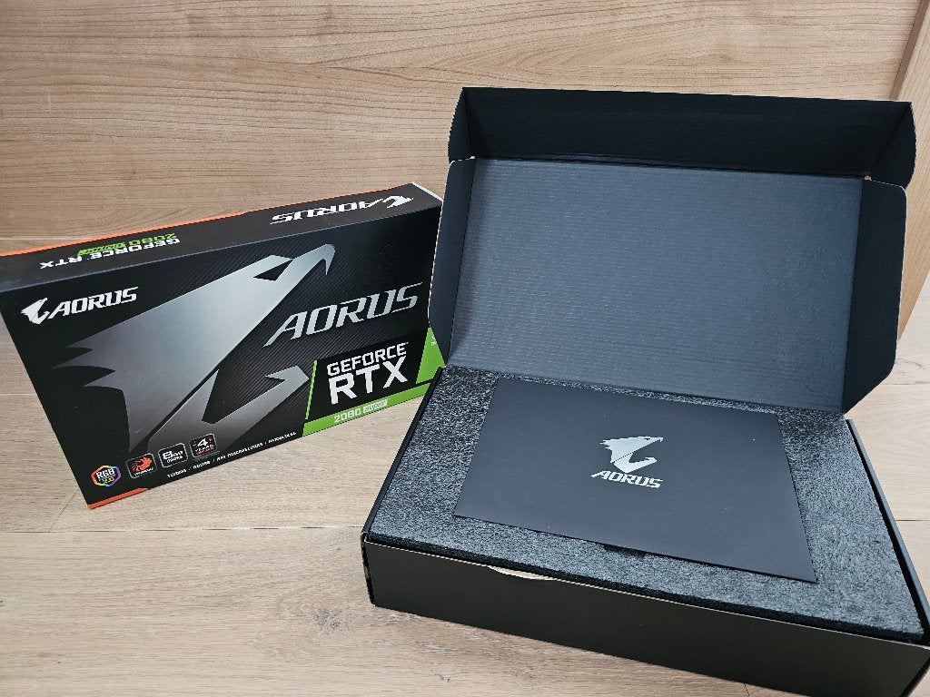 Aorus GEFORCE RTX 2080 Super, Ophalen, PCI-Express 3, GDDR6, Zo goed als nieuw