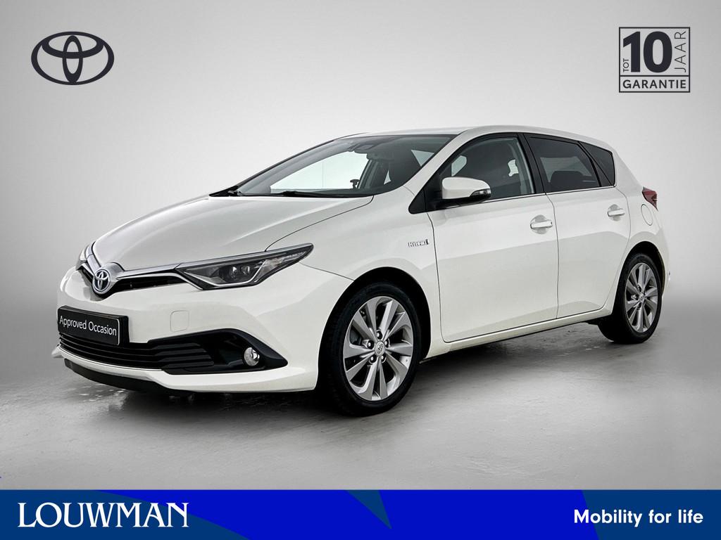 Toyota Auris 1.8 Hybrid Dynamic | 17" Lichtmetalen velgen |, 12 maanden, Gebruikt, 4 cilinders, Wit