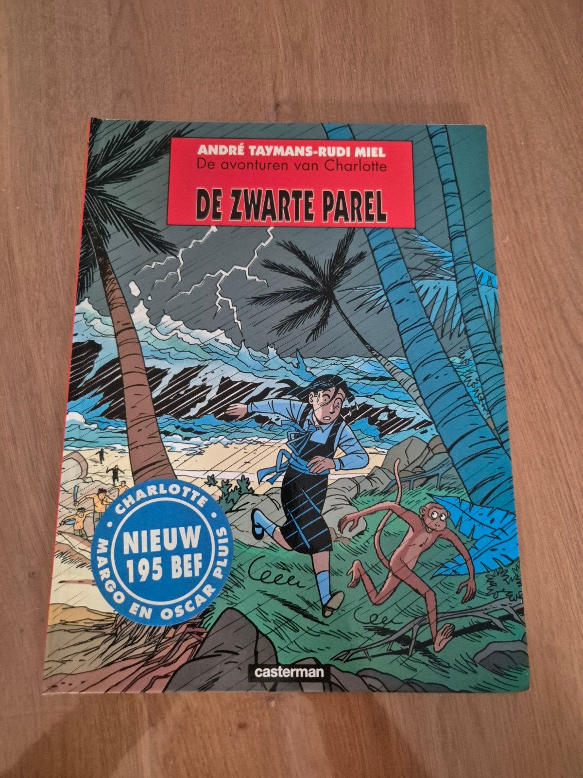 De Zwarte Parel - De avonturen van Charlotte HC, Boeken, Eén stripboek, Ophalen of Verzenden, Zo goed als nieuw, André Taymans, Rudi Miel