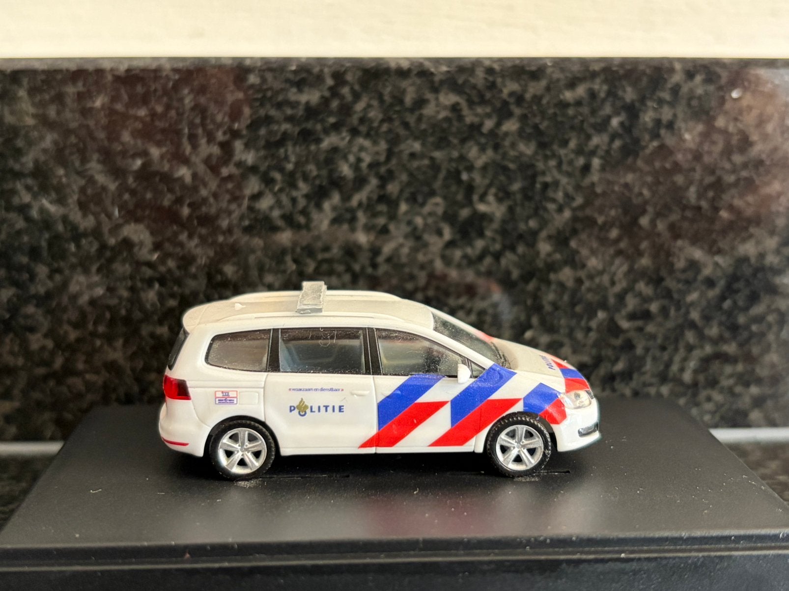 Herpa volkswagen vw sharan nederlandse politie auto 1:87 H0, Verzenden, Nieuw, Auto, Herpa