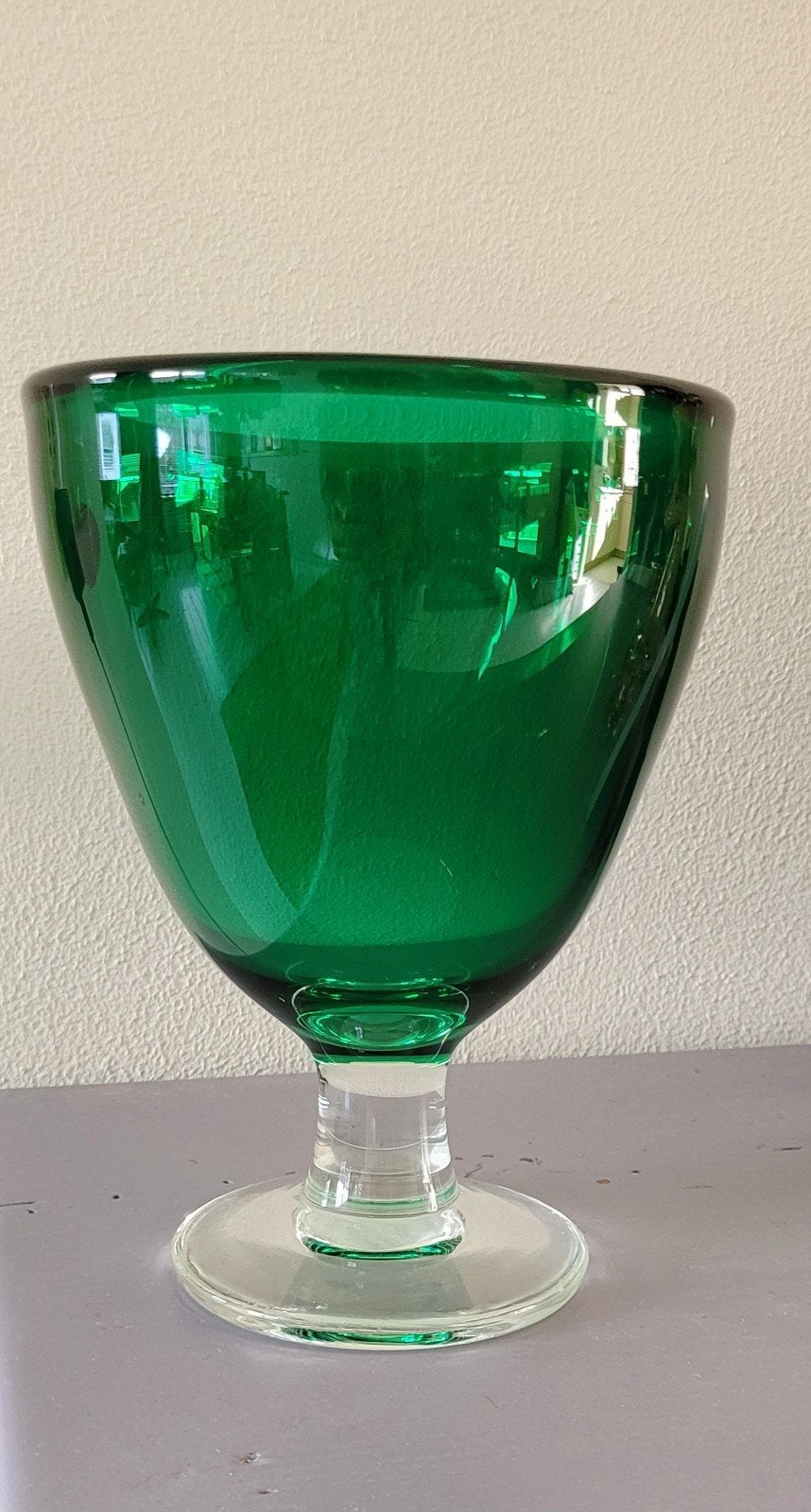 Groene Vaas van Glas Galerie Willingen
Hoogte 21 cm, Ophalen of Verzenden