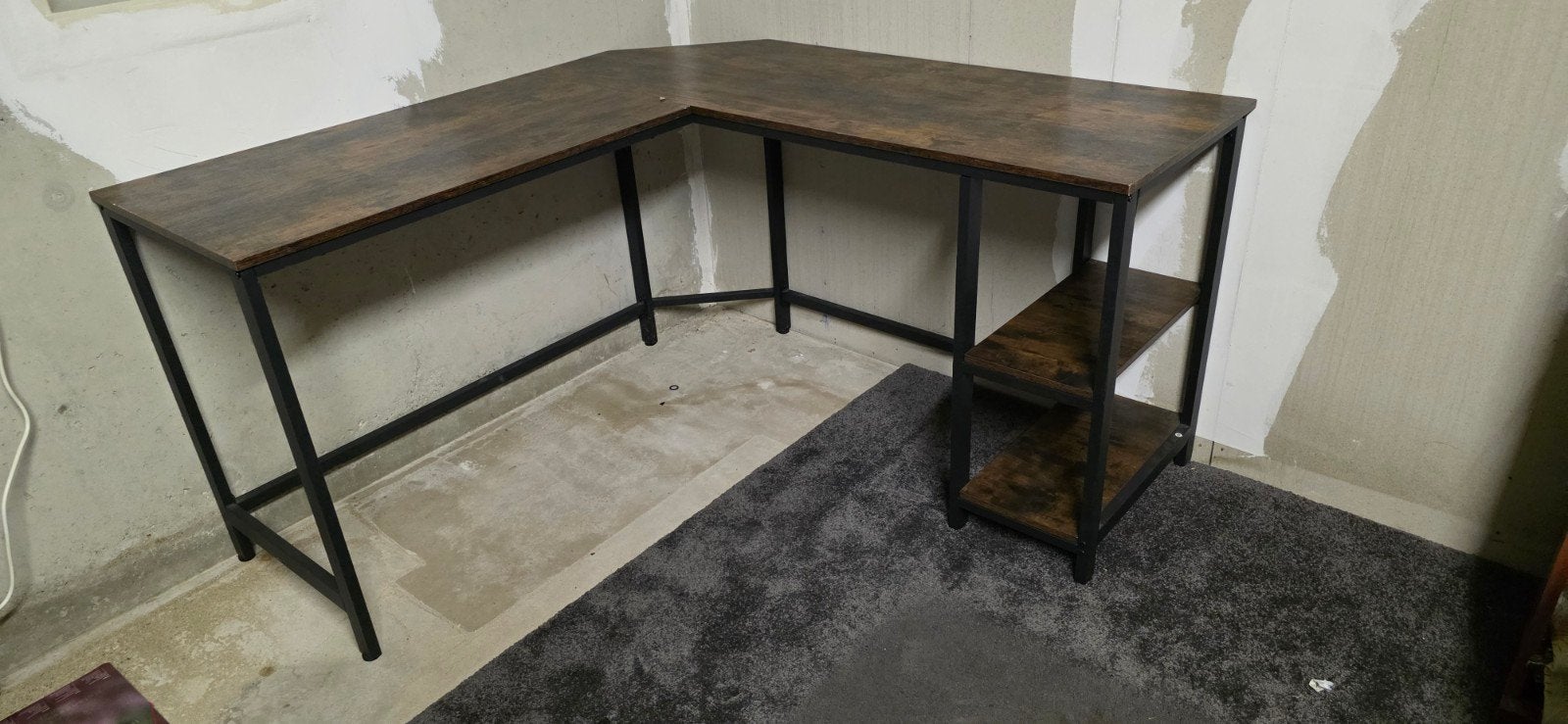 Hoekbureau met opbergruimte, Huis en Inrichting, Ophalen, Opbergruimte, Gebruikt, Hout