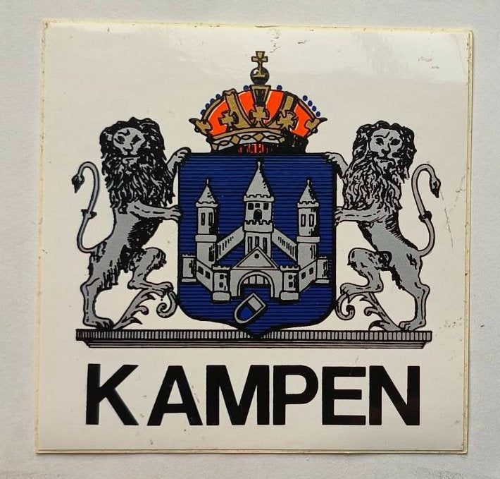 Sticker Kampen (2), Ophalen of Verzenden, Zo goed als nieuw, Overige typen