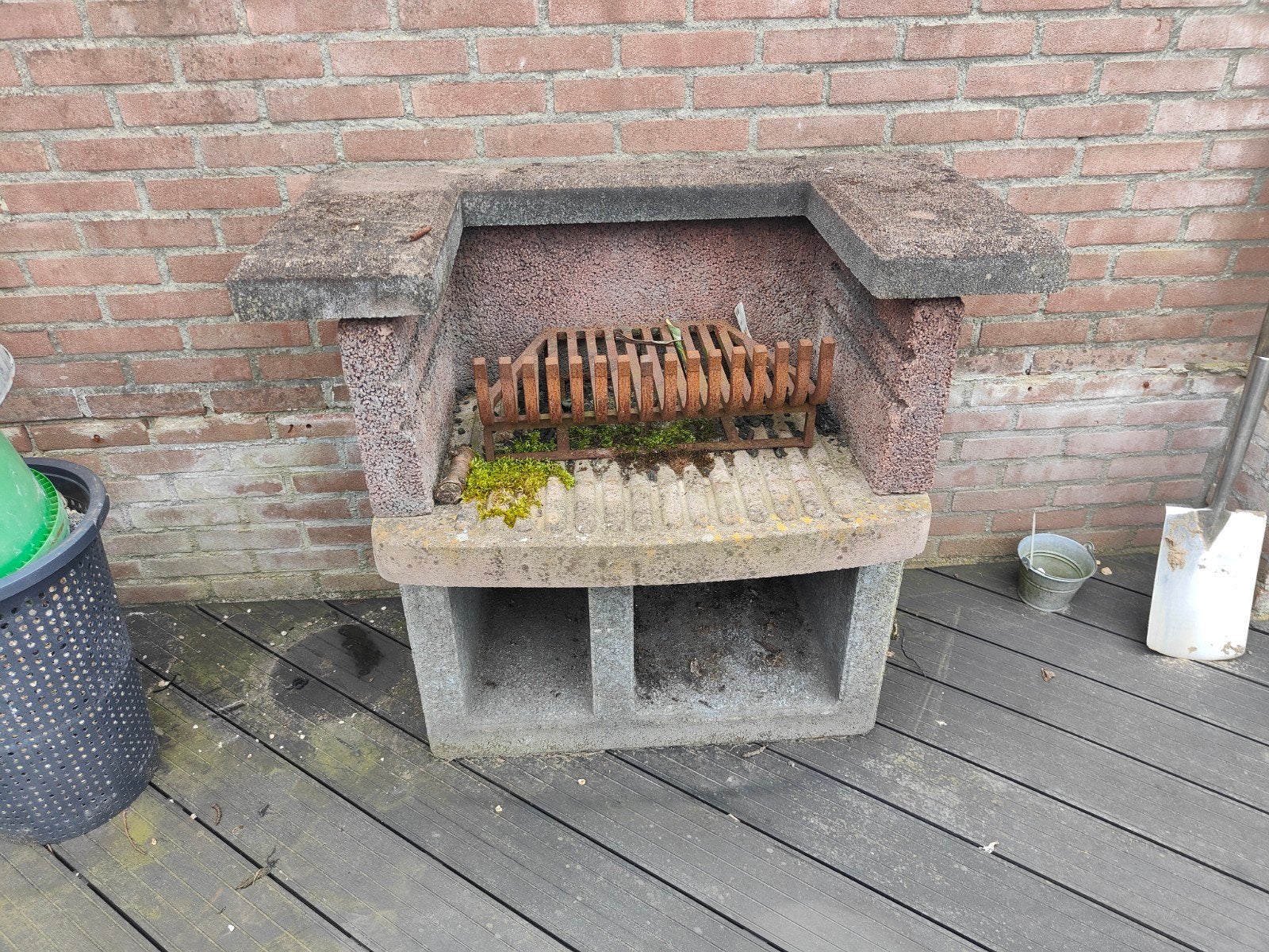Betonnen BBQ/tuinhaard, Tuin en Terras, Tuinhaarden, Ophalen