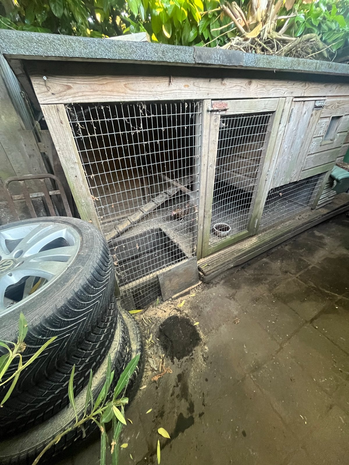 Kippenhok, Dieren en Toebehoren, Pluimvee | Toebehoren, Ophalen of Verzenden, Gebruikt, Kippenhok of Kippenren