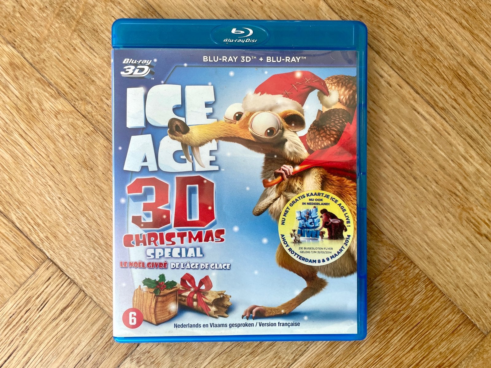 Ice Age Christmas Special 3D Blu-ray (krasvrij, met NL), Nederlands, Film, Ophalen of Verzenden, Nederlands