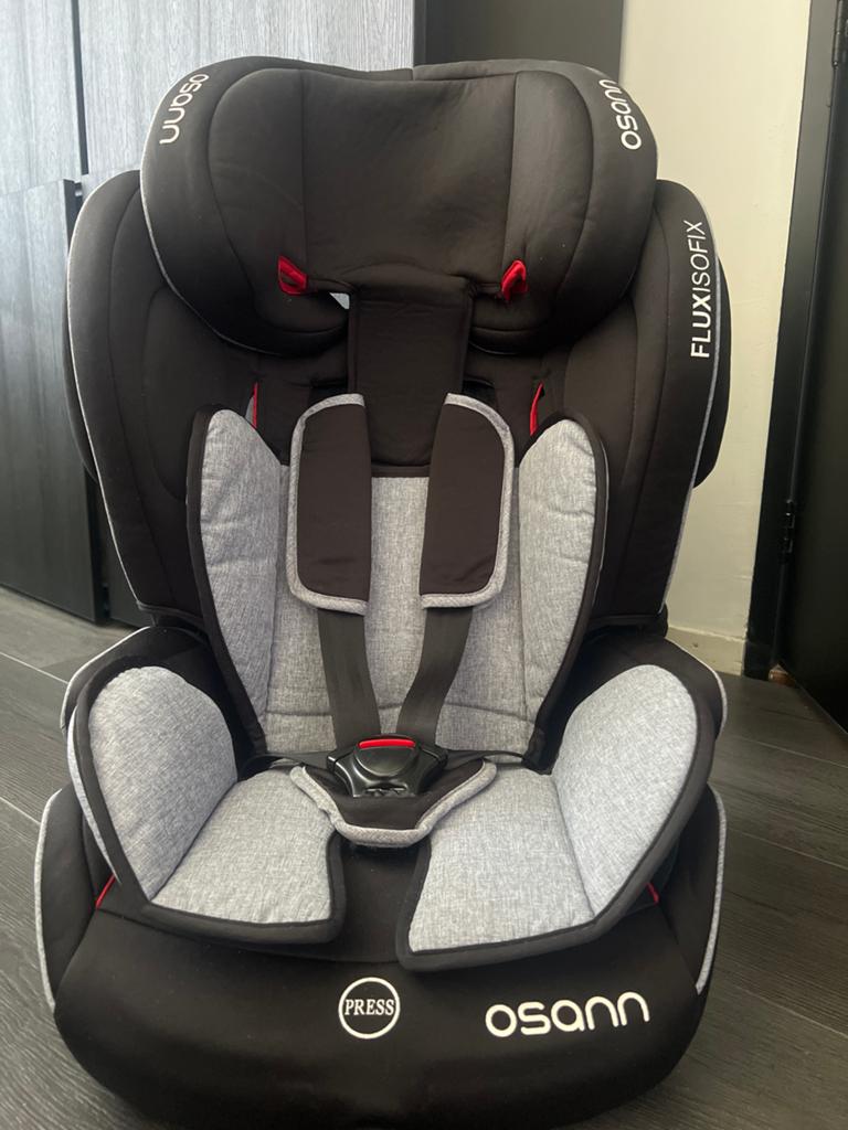 Osann Flux Isofix autostoel 9-36 kg met zijbescherming, Afneembare rugleuning, Zo goed als nieuw, 9 t/m 36 kg, Isofix
