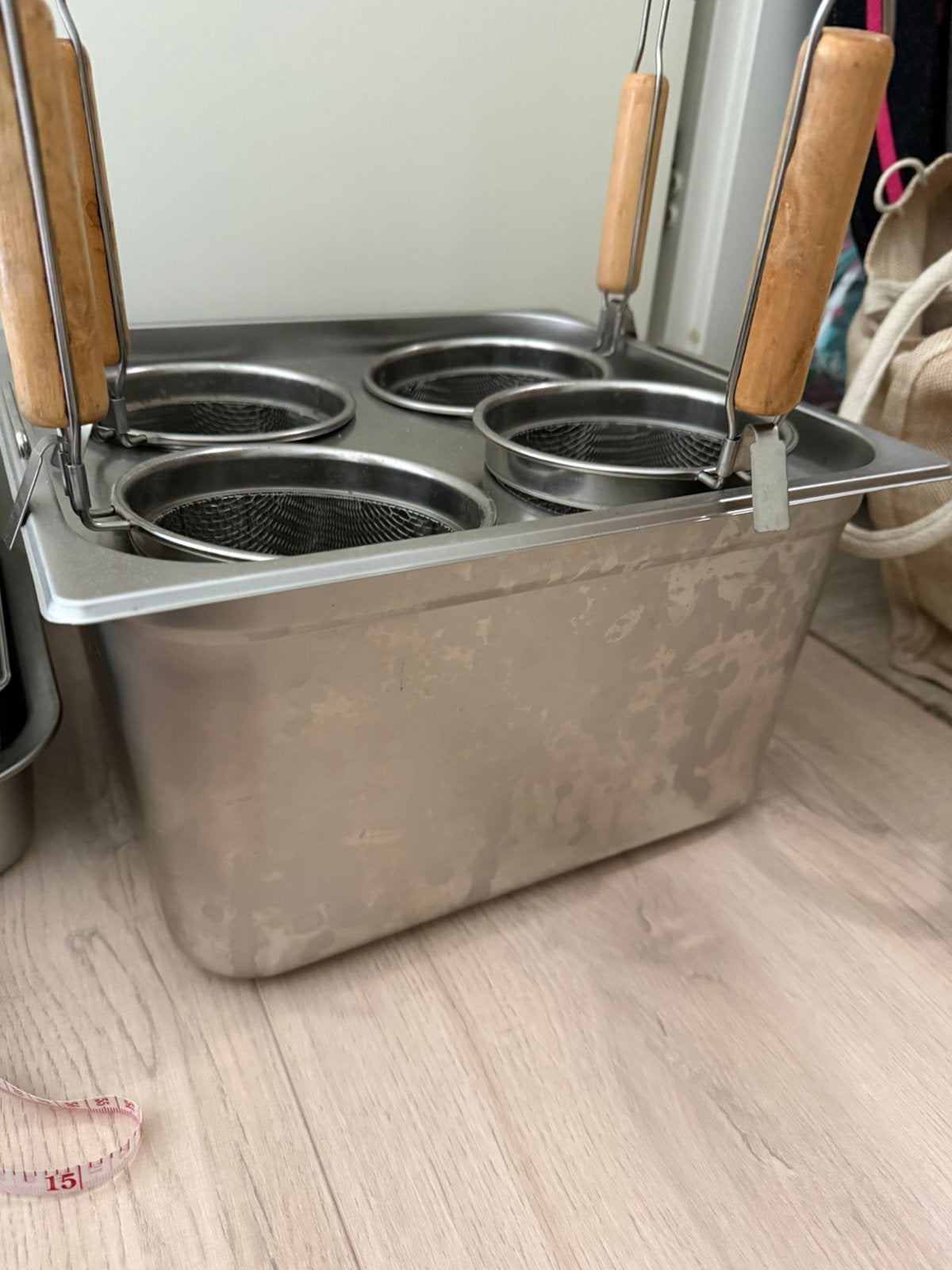Horeca noodle pan, Ophalen of Verzenden, Zo goed als nieuw, Rond, Minder dan 30 cm
