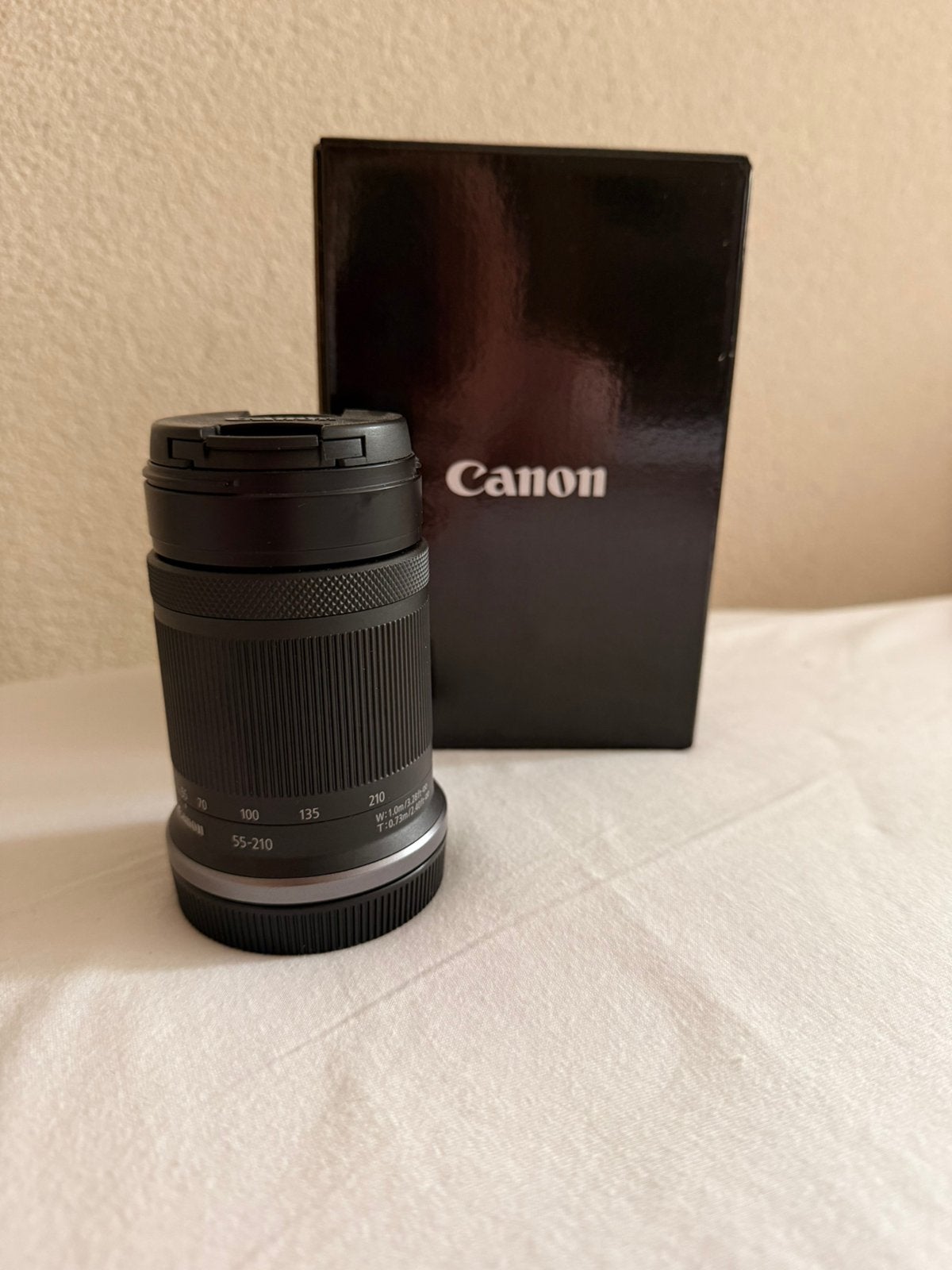 Canon rf 55-210 mm lens, Audio, Tv en Foto, Fotografie | Lenzen en Objectieven, Canon, Verzenden, Canon RF, Telelens