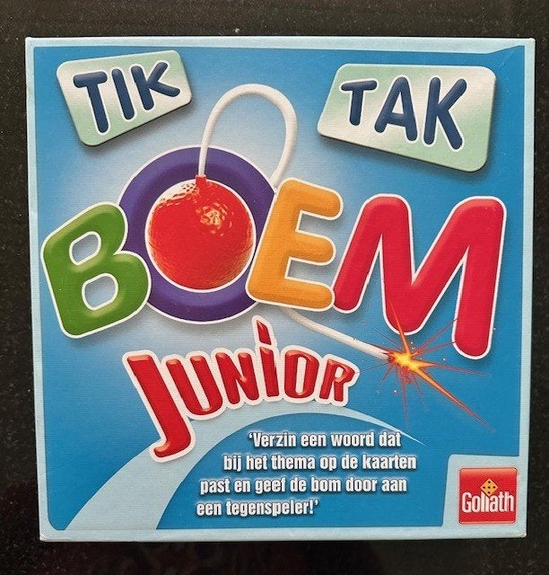 Tik tak boem junior, van Goliath, zgan (Sp251), Hobby en Vrije tijd, Gezelschapsspellen | Kaartspellen, Ophalen of Verzenden, Zo goed als nieuw