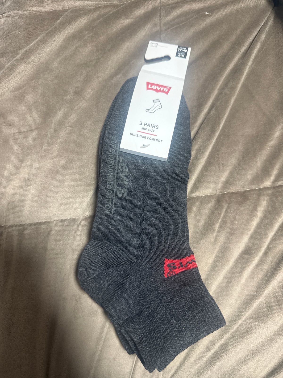 Nieuwe Levi's sokken - 3 paar mid cut maat 39-42, Kleding | Heren, Sokken en Kousen, Ophalen of Verzenden, Nieuw, Maat 39 t/m 42