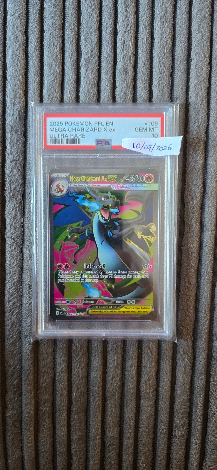 Charizard x ex #109 PSA 10, Ophalen, Nieuw, Losse kaart