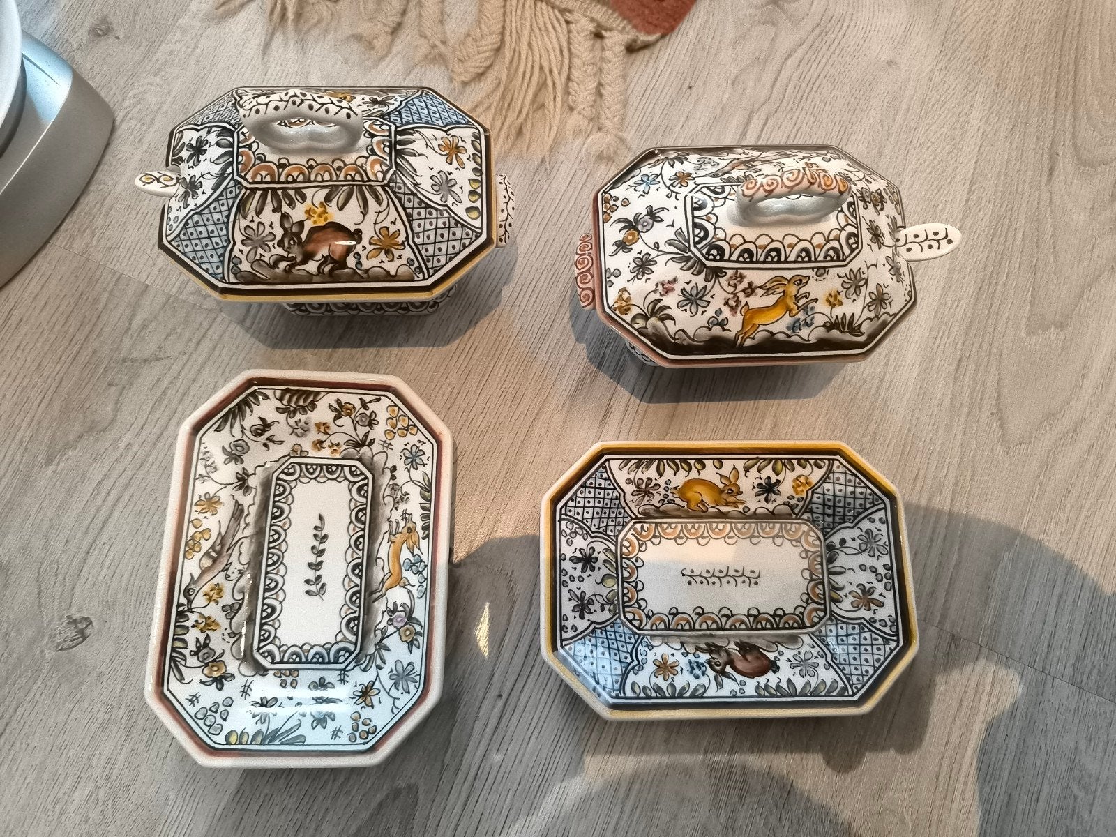 antiek hand painted, Antiek en Kunst, Verzenden