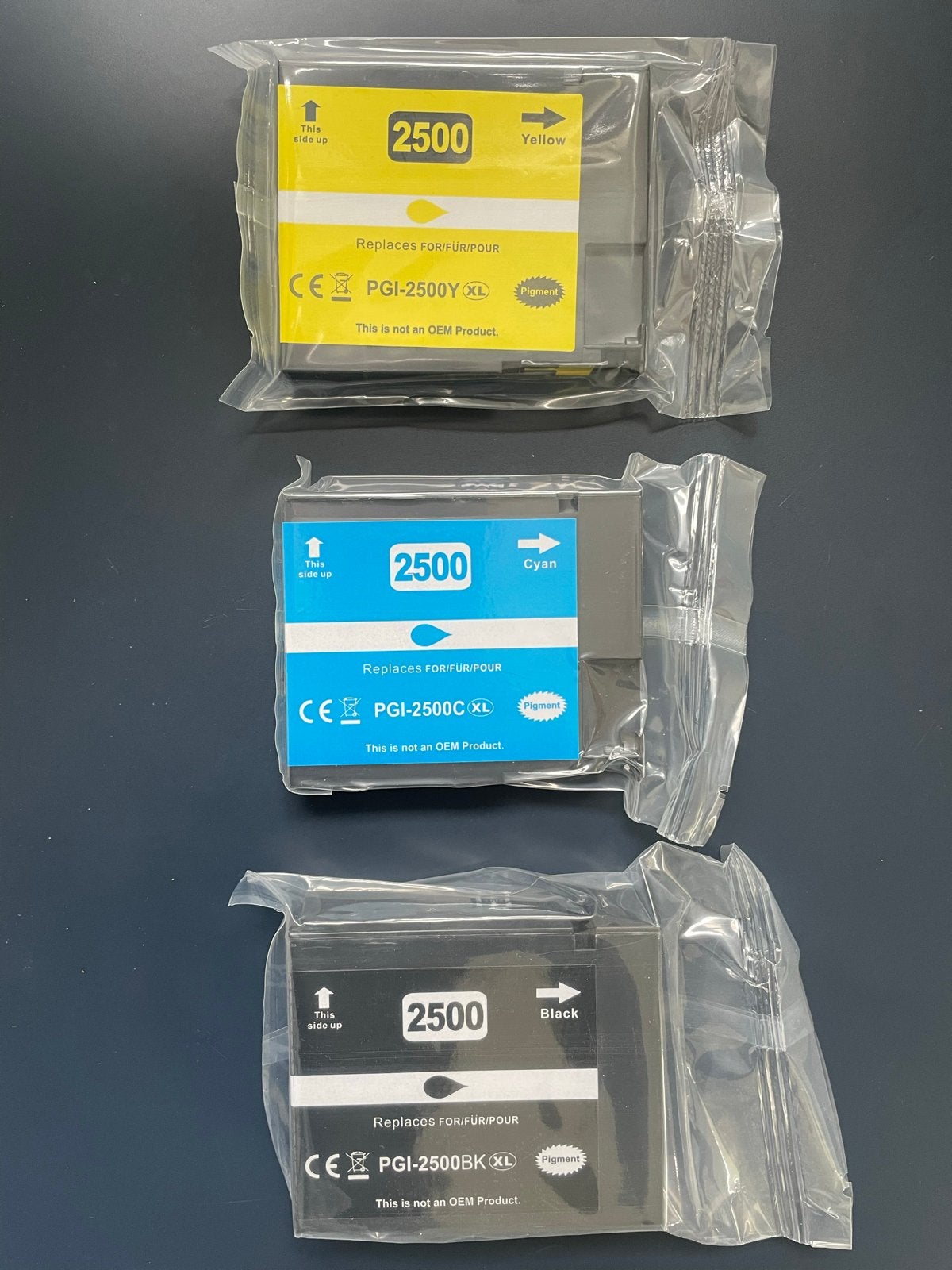 123inkt Huismerk Cartridges Canon Maxify PGI-2500XL 3 stuks, Computers en Software, Printers, Ophalen of Verzenden, Nieuw, Inkjetprinter