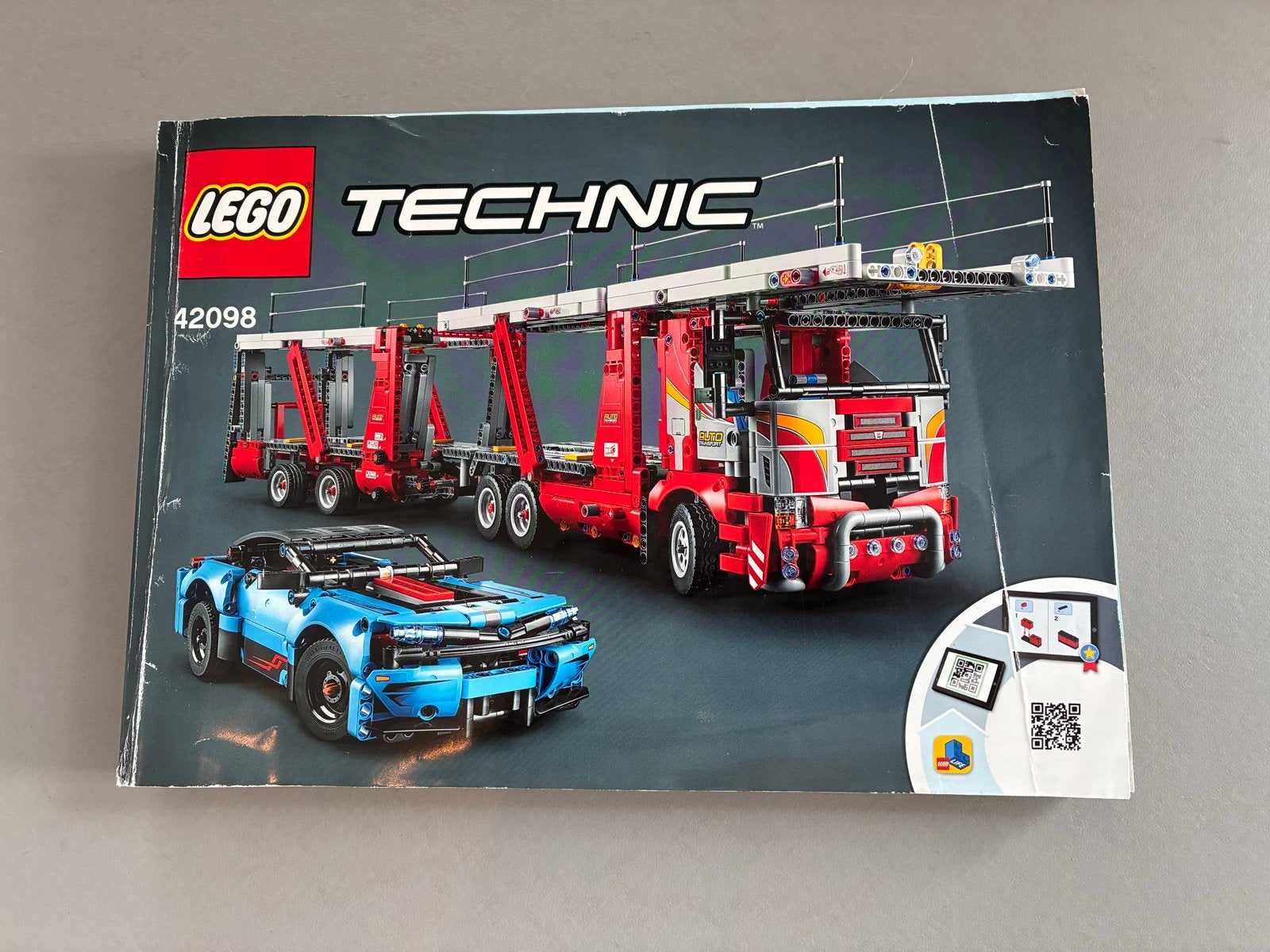 LEGO Technic 42098 Autotransporter met auto, Ophalen, Gebruikt