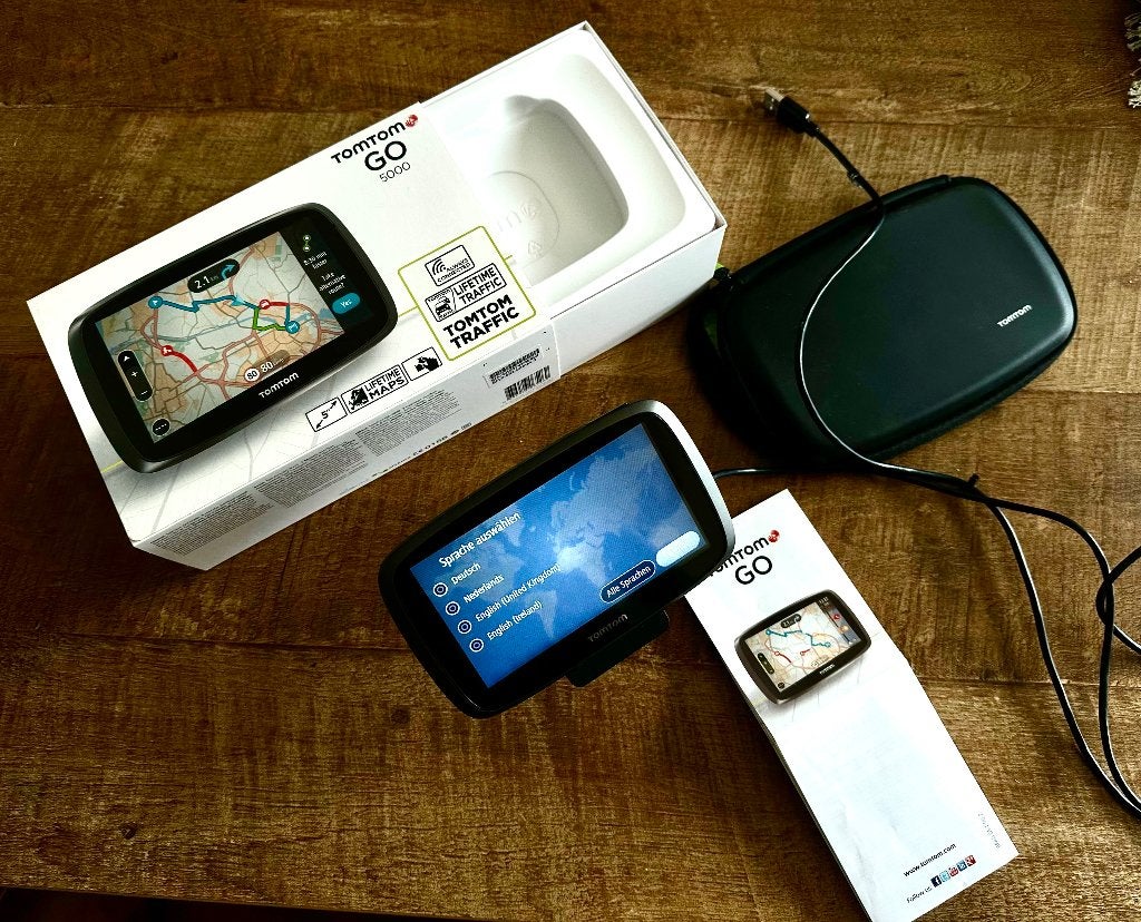 TomTom GO 5000 Navigatiesysteem met Lifetime Traffic, Auto diversen, Ophalen of Verzenden, Gebruikt