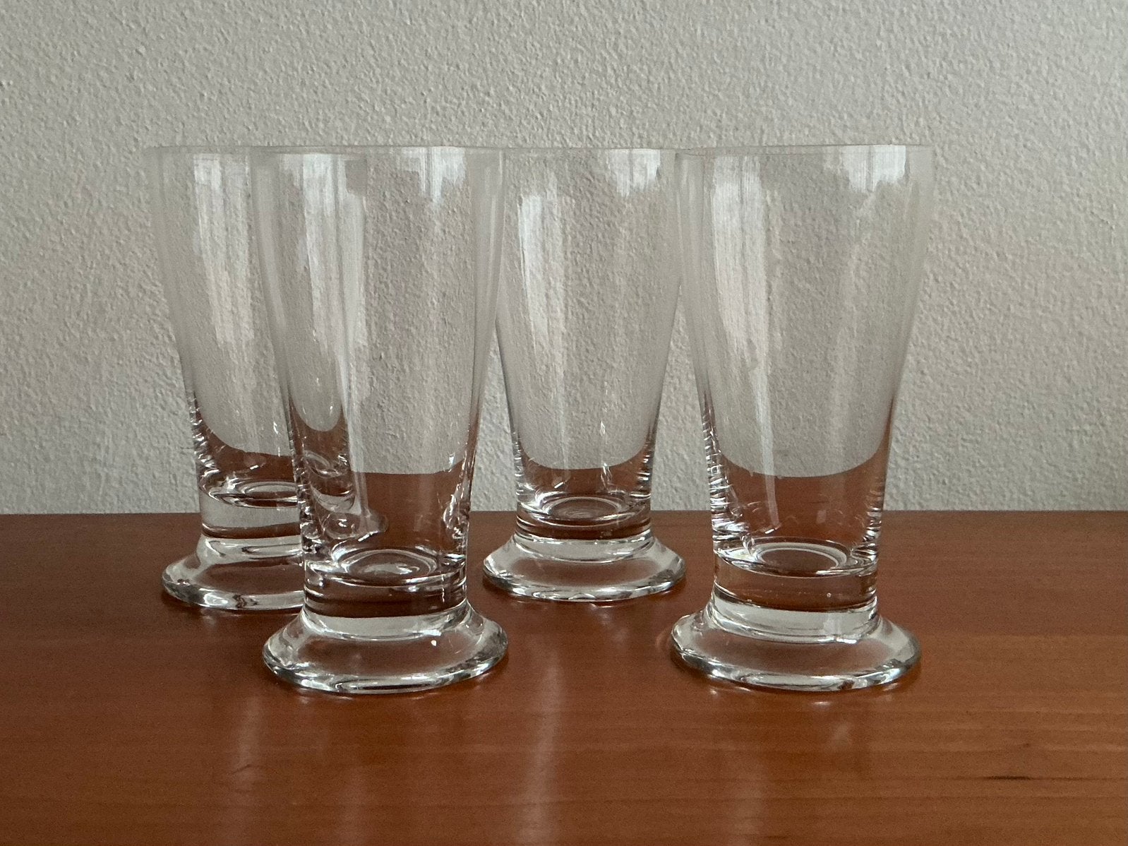 K.P.C. de Bazel: 4 waterglazen model 'G' 11 cm leerdam 1917, Antiek en Kunst, Antiek | Glas en Kristal, Ophalen of Verzenden