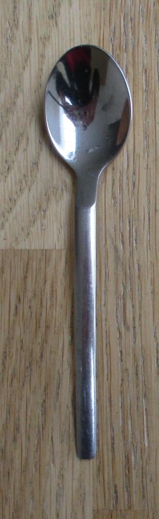 WMF cromargan matte steel koffielepel 13,2cm 19gram, Ophalen of Verzenden, Rvs of Chroom