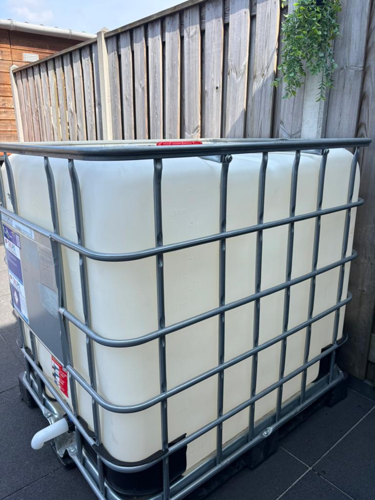 IBC-container 1000 liter, Tuin en Terras, Regentonnen, 150 liter of meer, Ophalen