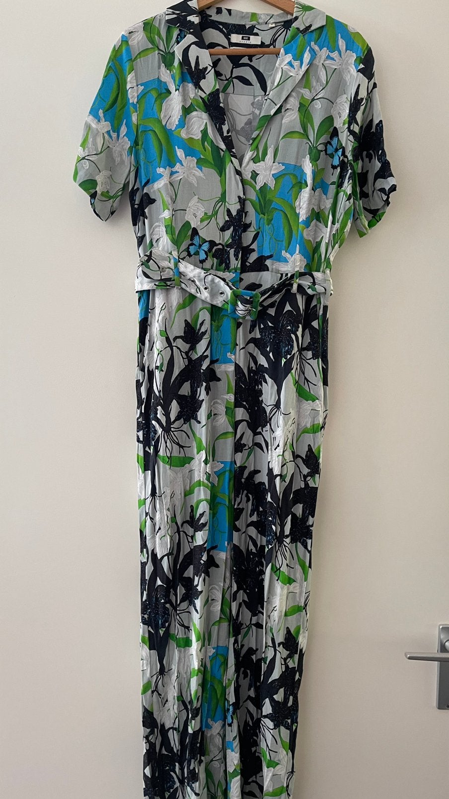 Zomerse jumpsuit, Kleding | Dames, Jumpsuits, Ophalen of Verzenden, Gedragen, Maat 38/40 (M), Blauw