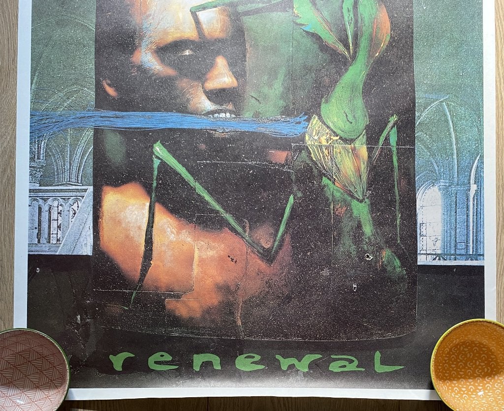 Leuke Poster Kreator- Renewal 1992, Deurposter of groter, Ophalen of Verzenden, Muziek, Rechthoekig Staand