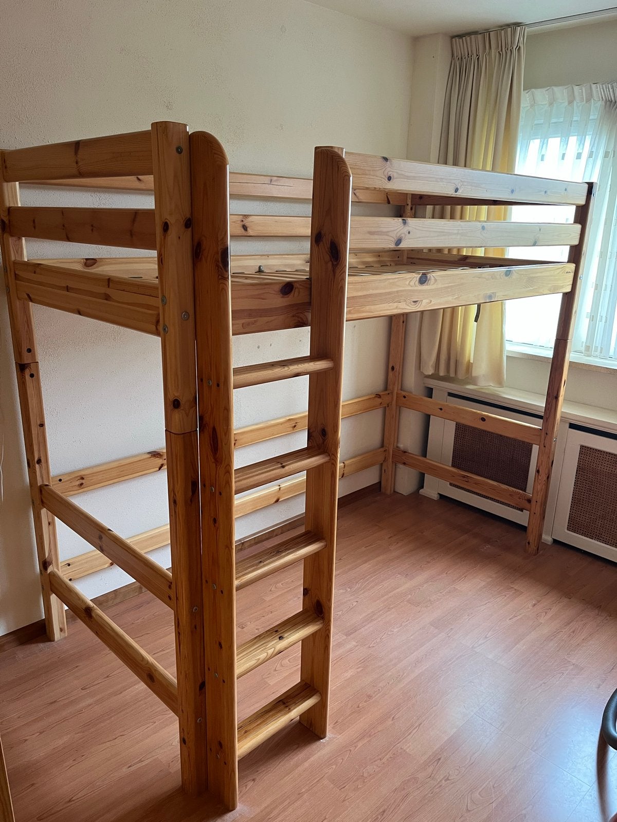 FLEXA halfhoogslaper, grenen, Ophalen, Gebruikt, 90 cm, Eenpersoons