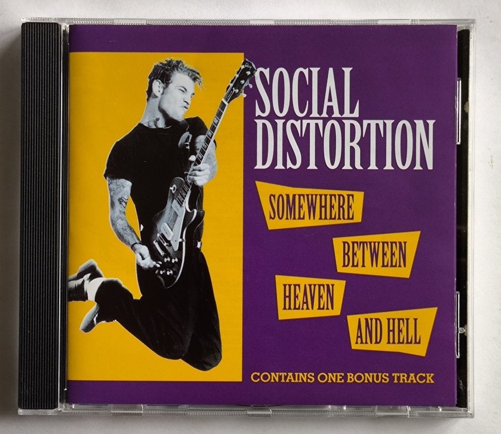 Social Distortion - Somewhere Between Heaven And Hell CD rep, Gebruikt, Verzenden, Reissue, Punk Rock