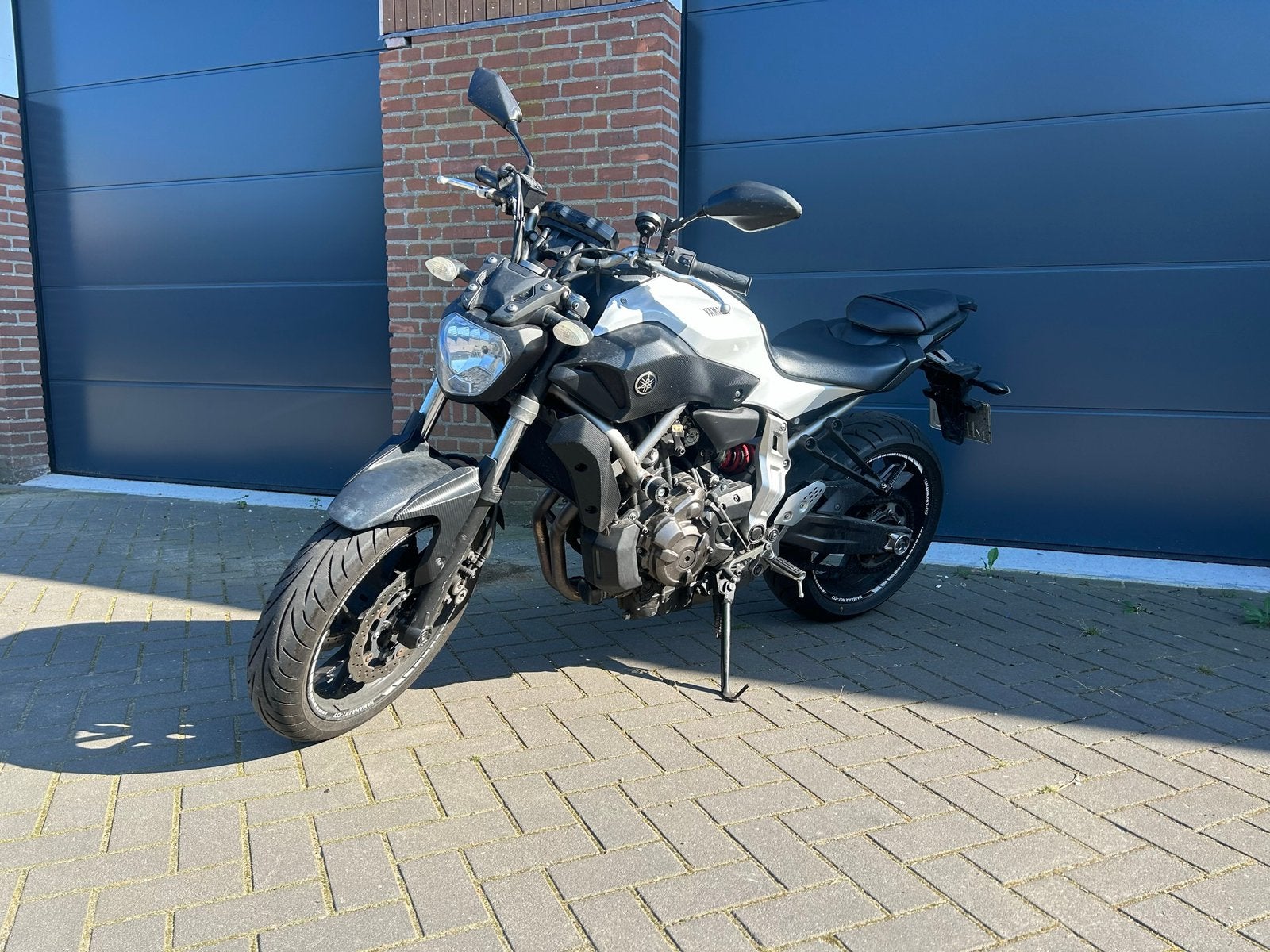 Yamaha mt 07, Ophalen, Gebruikt