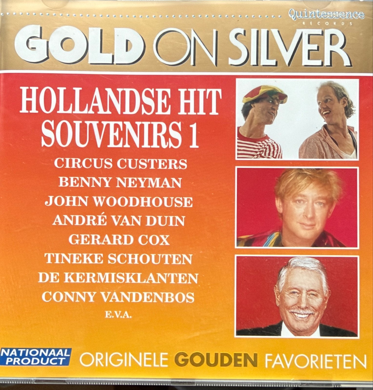Hollandse Hit Souvenirs 1 - Gold on Silver CD, Gebruikt, Ophalen of Verzenden, Levenslied of Smartlap, Inclusief boekje