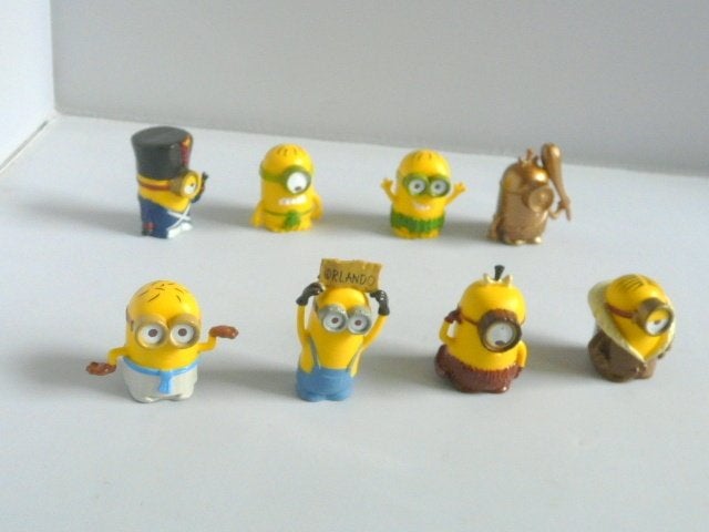 Plus # Minions 8 stuks, Verzamelen, Ophalen of Verzenden, Zo goed als nieuw