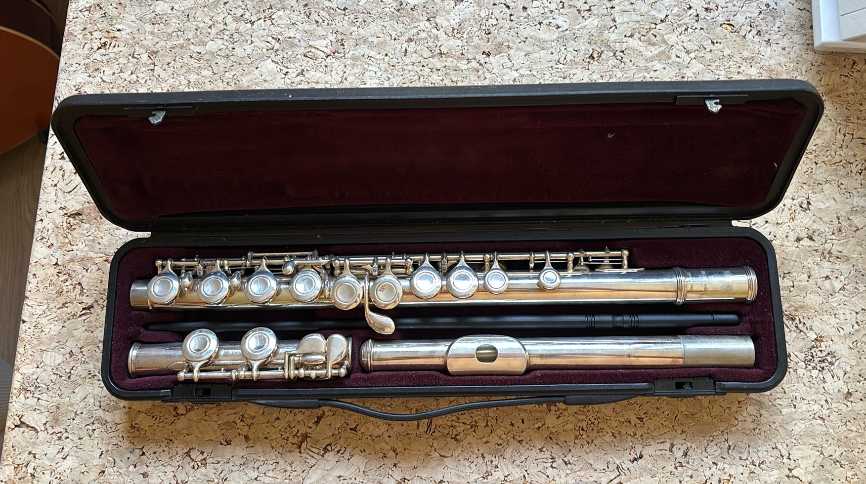 Dwarsfluit Yamaha incl koffer, Muziek en Instrumenten, Blaasinstrumenten | Dwarsfluiten en Piccolo's, Ophalen of Verzenden, Gebruikt