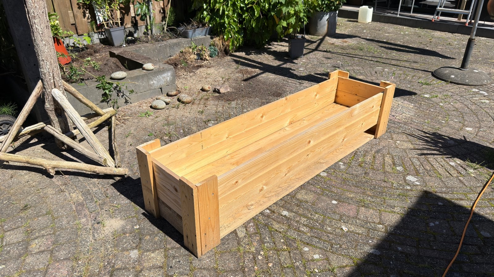 Houten moestuinbakken in diverse maten ook voor kleine tuin, Ophalen, 100 cm of meer, Nieuw, Rechthoekig