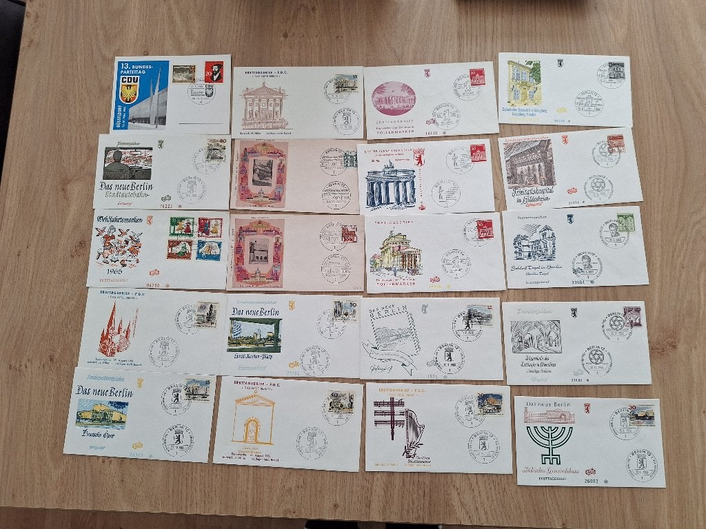 Verzameling Berlijn 270 enveloppen, Ophalen of Verzenden, BRD