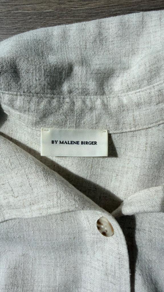 Linnen pak By Malene Birger - Maat 36 (valt ruim), Kleding | Dames, Jasjes, Kostuums en Pakken, Kostuum of Pak, Beige, Ophalen of Verzenden
