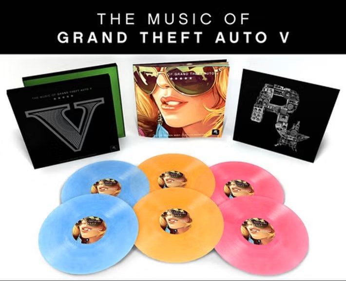 GEZOCHT: GTA V Vinyl Box Set The Music of Grand Theft Auto V, Ophalen of Verzenden, Zo goed als nieuw, Inclusief obi, 12 inch