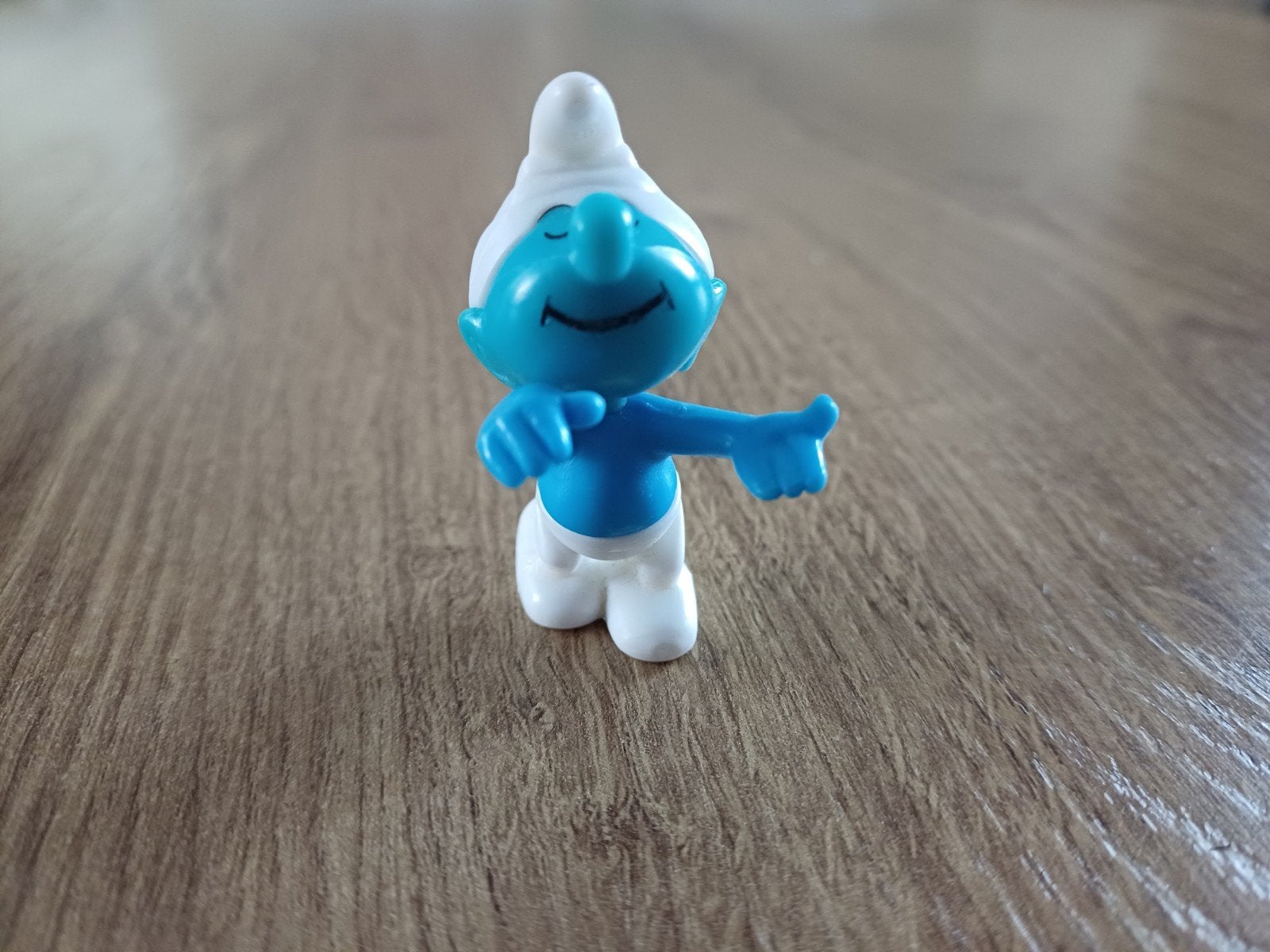Smurfenbeeldje: Smurf met gesloten ogen, Verzamelen, Smurfen, Ophalen of Verzenden, Zo goed als nieuw, Lolsmurf, Poppetje, Figuurtje of Knuffel
