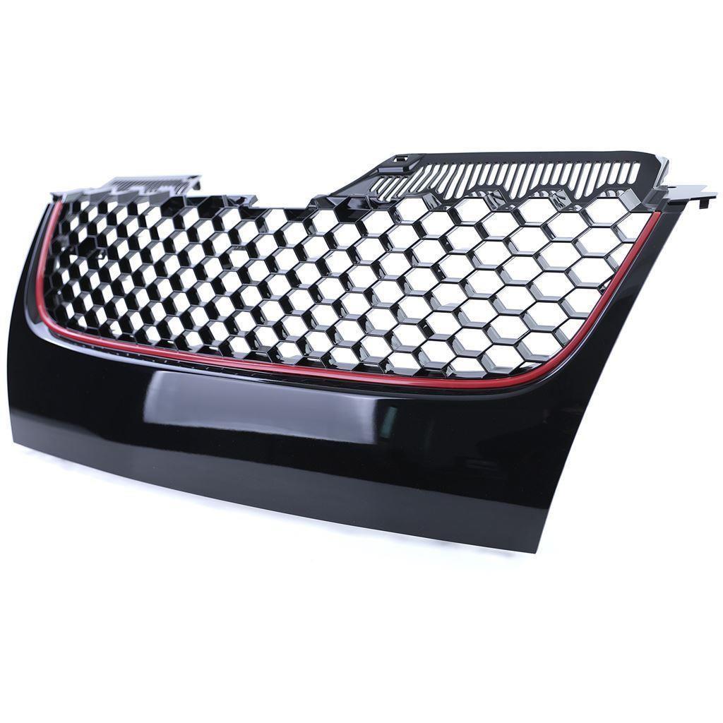Honingraat Grill Rode Bies Geschikt Voor Vw Golf 5 GTI, Verzenden, Automotive Parts, A.parts@hotmail.nl, Trasmolenlaan 12 3447 GZ Woerden
