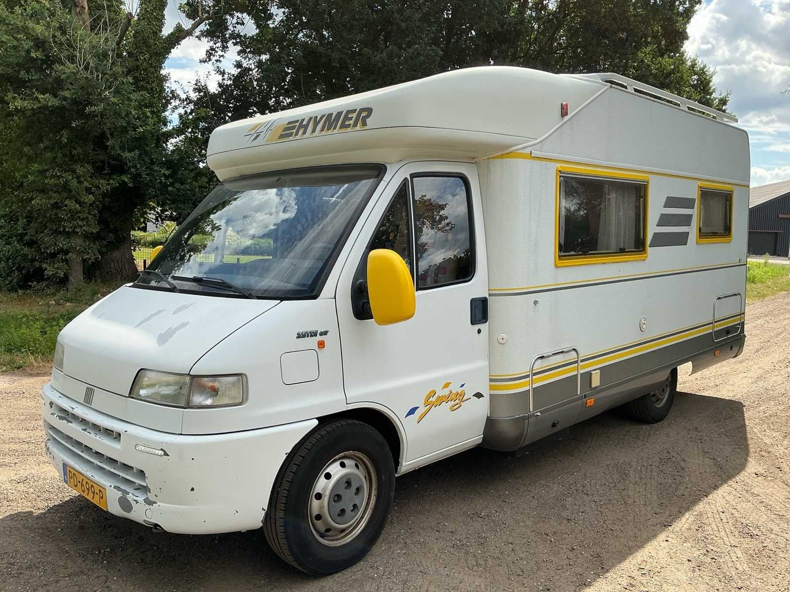 Fiat 230 Hymer Swing 654 Camper, Bedrijf, Fiat, Handgeschakeld, Diesel