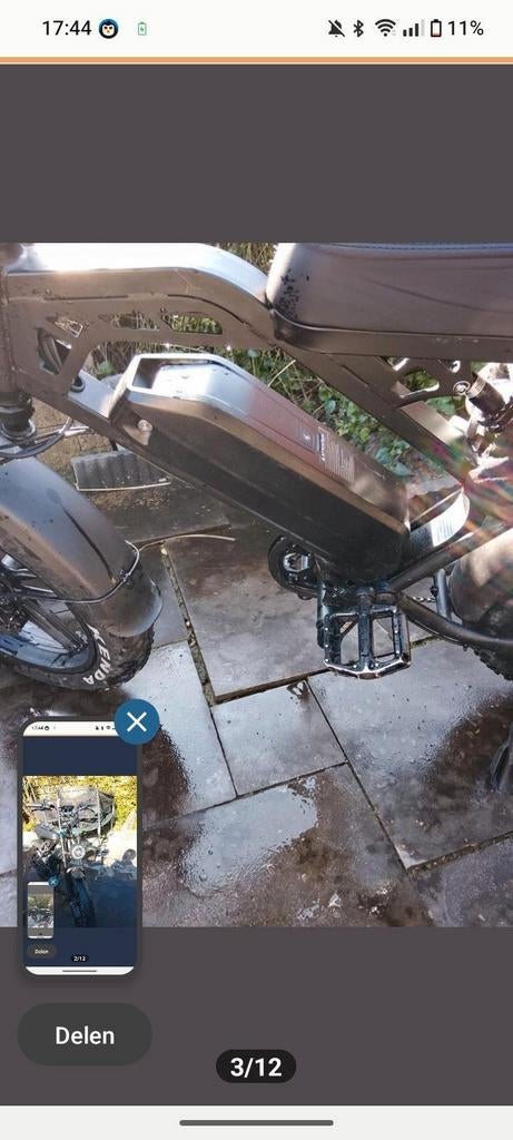 Elektrische fiets met goede vering, Ophalen