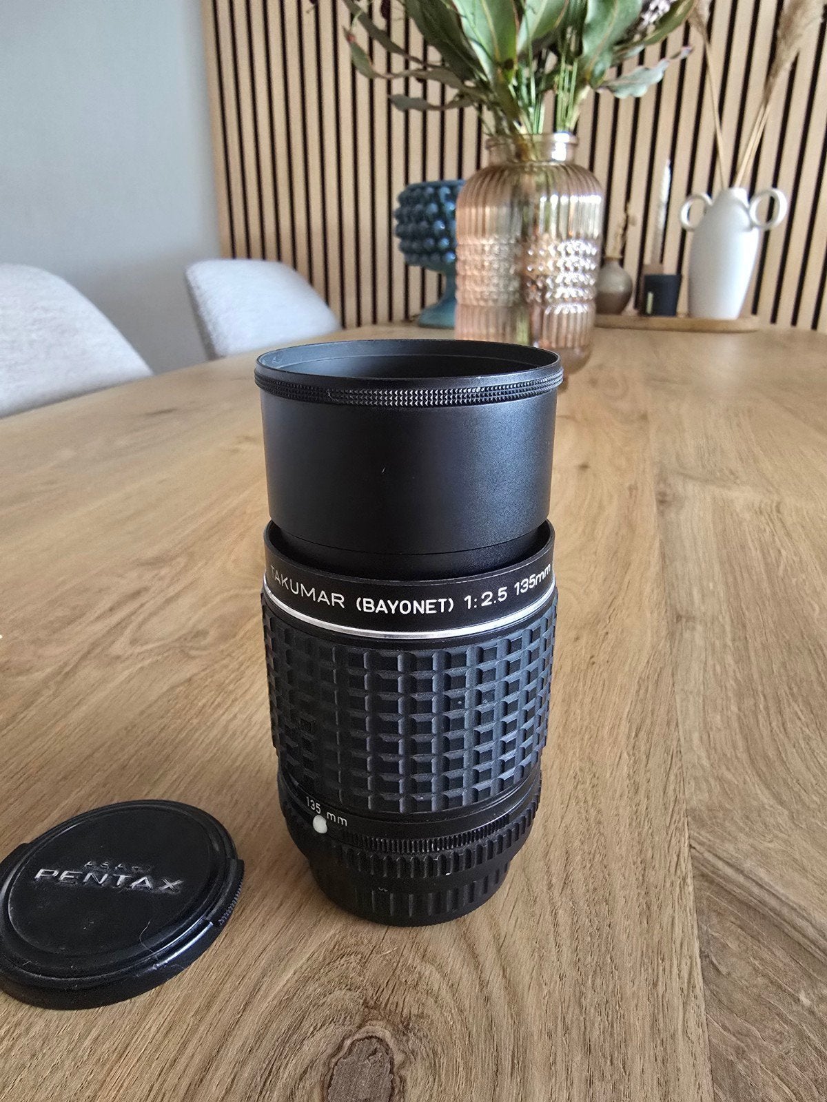 Tamron 135mm f/2.5 lens met Pentax vatting, Audio, Tv en Foto, Gebruikt, Tamron, Pentax K-mount, Handmatige focus