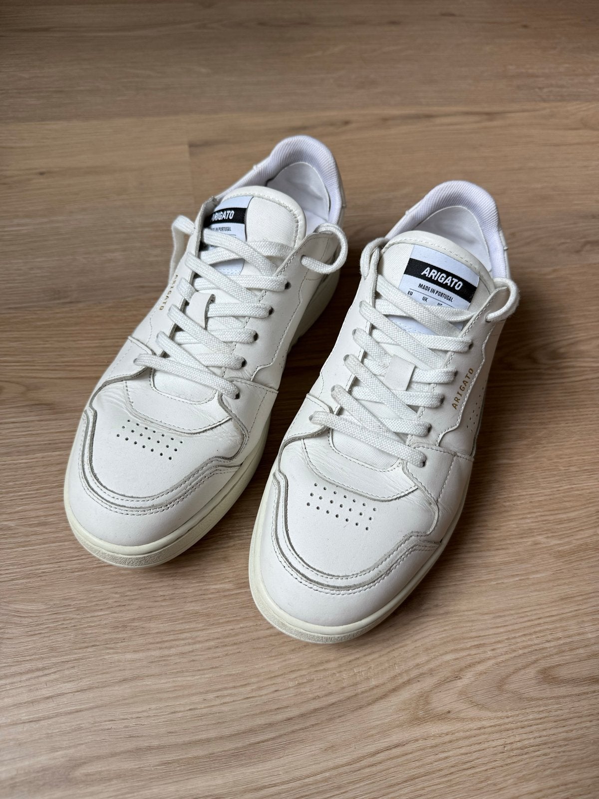 Axel Arigato Dice Sneakers Maat 40 - Unisex, Wit, Ophalen of Verzenden, Sneakers of Gympen, Gedragen