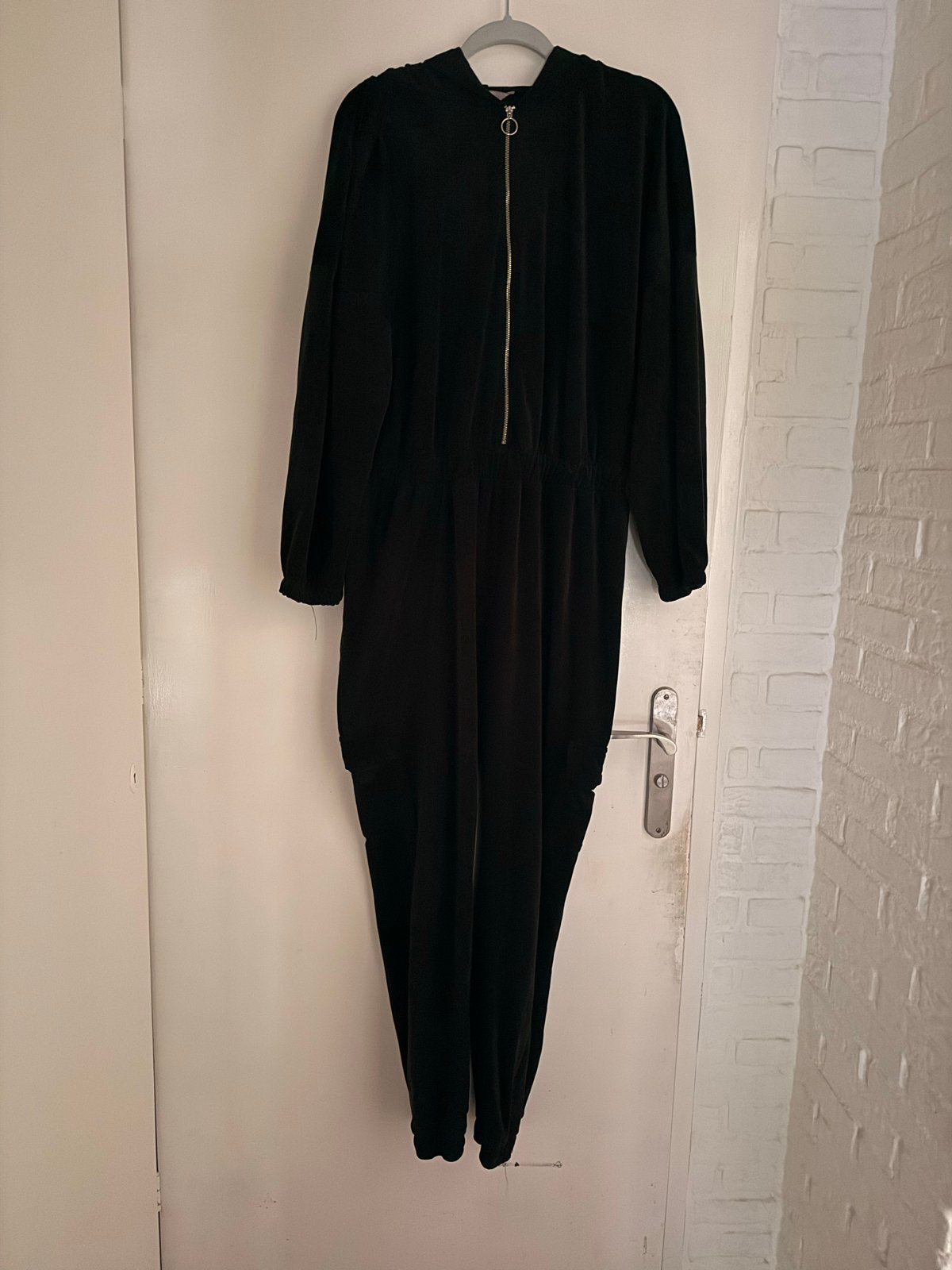 Hunkemöller onesie / jumpsuit / huispak maat XL, Ophalen of Verzenden, Gedragen, Maat 46/48 (XL) of groter, Zwart