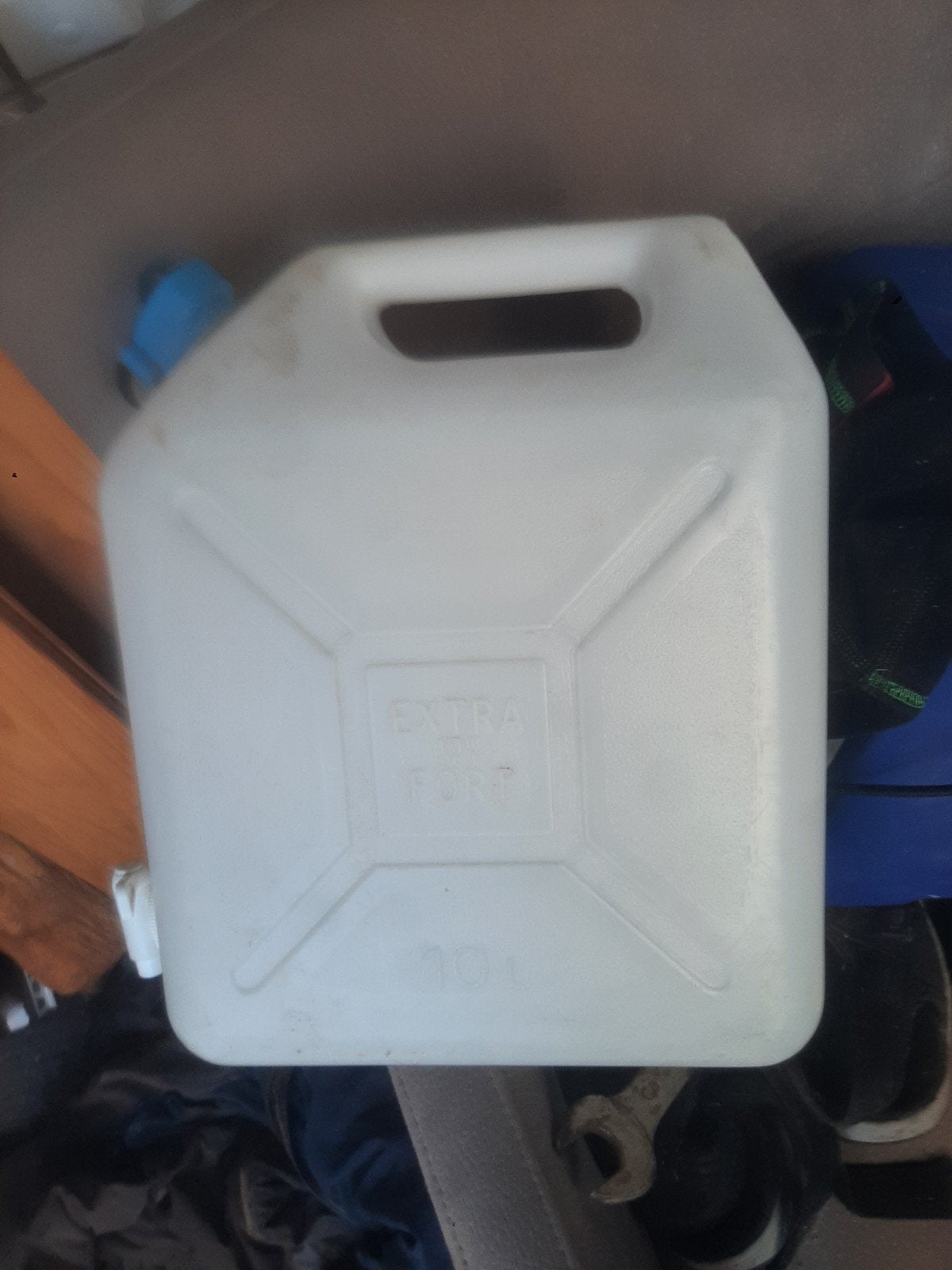 Witte jerrycan met kraantje - 10 liter, Ophalen of Verzenden