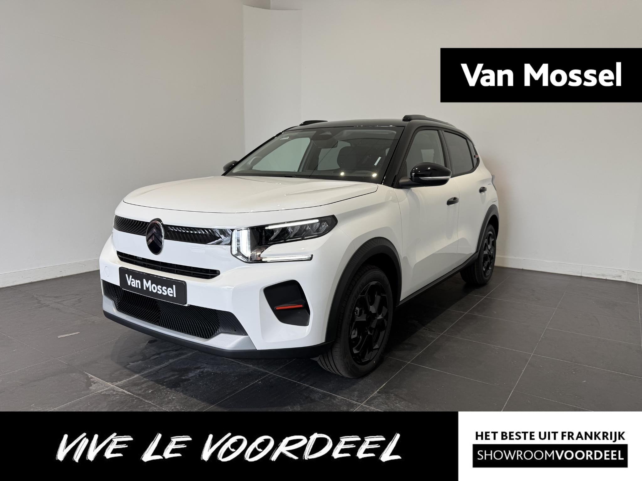Citroen C3 1.2 Hybrid 110pk Collection | APPLE CARPLAY & AND, Auto's, Euro 6, 1199 cc, Leder en Stof, Wit
